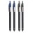 Pentel EnerGel Click Roller Gel Pen - Pack of 4 (2 BLUE + 2 BLACK PENS)