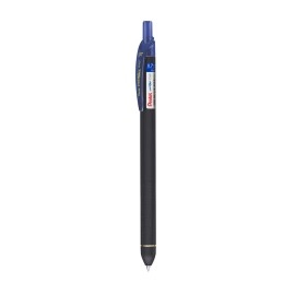 Pentel EnerGel Click Roller Gel Pen - Pack of 4 (2 BLUE + 2 BLACK PENS)