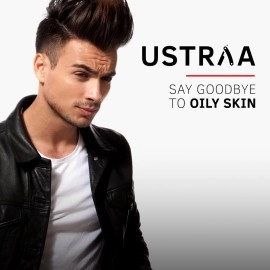 Ustraa De-Tan Face Mask - Oily Skin - 125 g - Tan & Pollution removing wash-off face mask for men, with highest grade White Charcoal, Cleansing for oily skin - Made in India