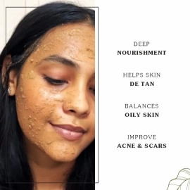 O4U Mysore Sandalwood Powder for De Tan, Glowing skin, Oil Control, Fades Acne Scars & Ageing Marks | Chandan Powder | USDA Certified, 100% Pure & Organic | (100g)