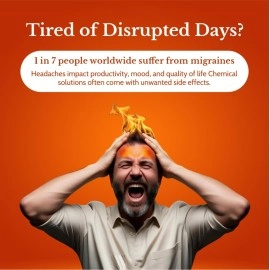 Herb Tantra Migraine Go Roll On For Relief From Migraine & General Head Aches |Contains Eucalyptus and Peppermint Oil | 100% Pure and Natural | Easy to Use | Relaxing| 9 ml Pack Of 1