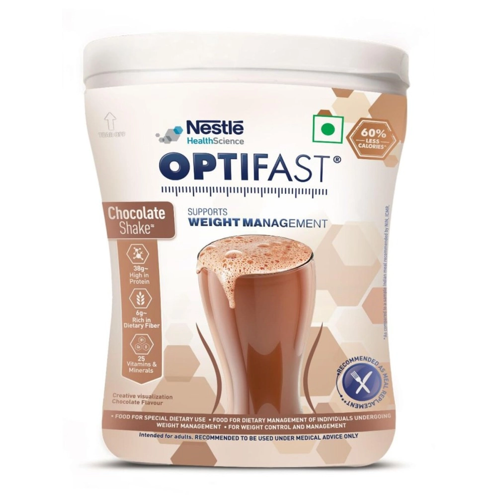 Nestl Optifast Scientifically Designed Weight Loss Diet, 400g Pet Jar Pack (Chocolate Flavour)