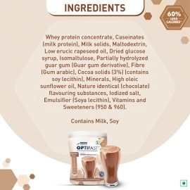 Nestl Optifast Scientifically Designed Weight Loss Diet, 400g Pet Jar Pack (Chocolate Flavour)