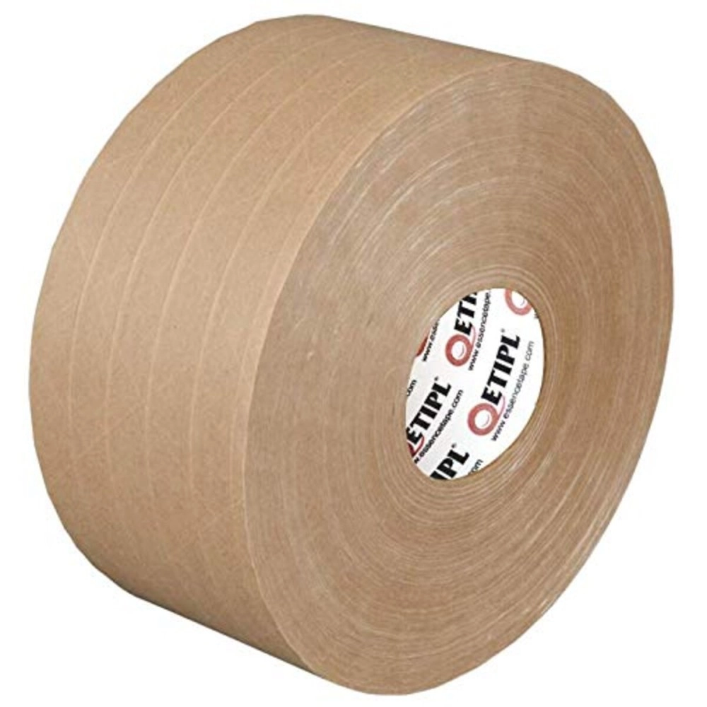 ETIPL Water Activated Gummed Kraft Paper Tape (48mmX50mtr (1 Roll))