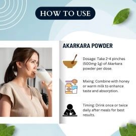 BIRJU MAHAVIR Akarkara Powder - Anacyclus Pyrethrum Pellitory Root Powder, Natural, 100 gram (BMPL-520)