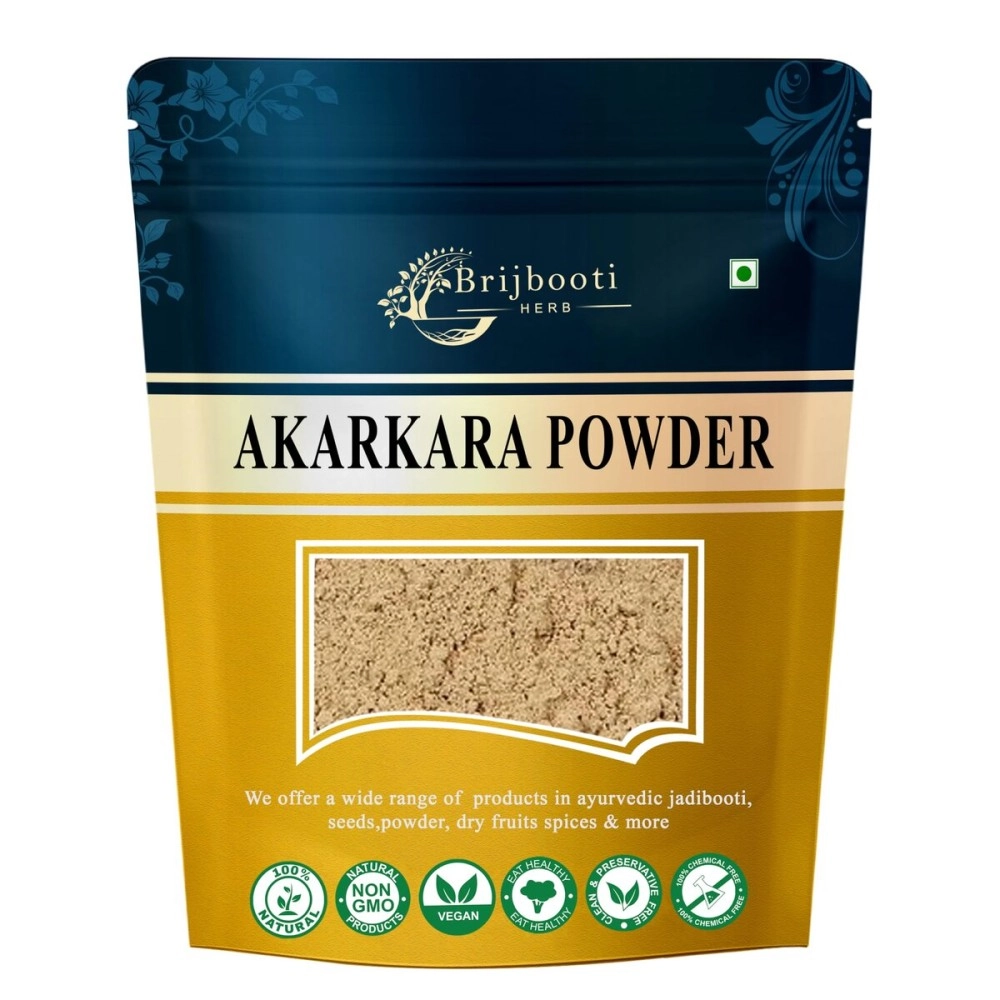 BIRJU MAHAVIR Akarkara - Anacyclus Pyrethrum Pellitory Root Powder, Natural (Bmpl-521,200g)