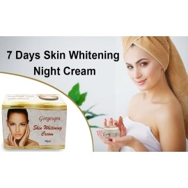 Gorgesqin 7 Days Skin Whitening Night Cream, 10 g