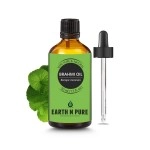 Earth N Pure Brahmi Oil for Hair, Cold Pressed, Natural and Therapeutic Grade With Glass Dropper - 50 ML