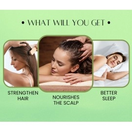 Earth N Pure Brahmi Oil for Hair, Cold Pressed, Natural and Therapeutic Grade With Glass Dropper - 50 ML