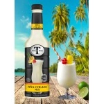 Food Library The Magic of Nature Combo of Mr & Mrs T Pina Colada Mix, 1L with Free Cocktail/Mocktail Umbrella, 10 pcs