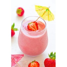 Food Library The Magic of Nature Combo of Mr & Mrs T Pina Colada Mix, 1L with Free Cocktail/Mocktail Umbrella, 10 pcs