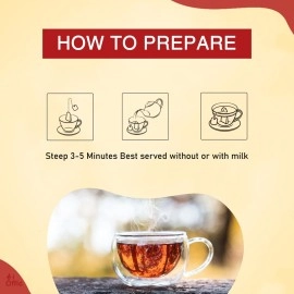 Golden Tips Darjeeling Black Tea Bags (100 Bags, 200 Gram)