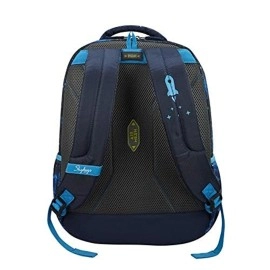 SKYBAGS Astro Space Theme Black School Backpack 32L