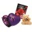 Skylofts 90gms Valentine Heart Tin Chocolate Gift Pack with Teddy Bear Soft Toy & Musical Love Card- Valentine Gifts for Girlfriend