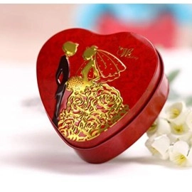 Skylofts 90gms Valentine Heart Tin Chocolate Gift Pack with Teddy Bear Soft Toy & Musical Love Card- Valentine Gifts for Girlfriend