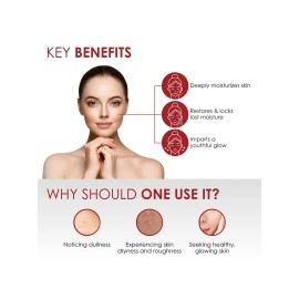 Good Vibes Rosehip Moisture-Rich Face Cream, 50 g Skin Moisturizing Hydrating Light Weight Formula, Soothes & Exfoliates Skin, Natural, No Parabens & Sulphates, No Animal Testing