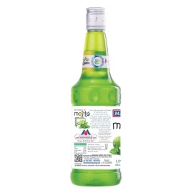 Manama Lime and Mint Mojito Flavoured Syrup and Blue Curacao Flavoured Fruit Twist Syrup 750ML Each, Pack of 2