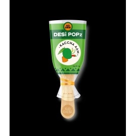 GO DESi Popz Kaccha Aam (40 Pieces) | Aam Candy | Fruit Snacks | Sour Candies | Lollipop | Raw Mango Candy