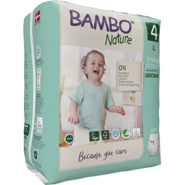 Bambo Nature Premium Training Pants, Pull Ups, Eco-Labelled Potty Training Pants, Size 4 / L, 5x 20PK