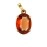 Sidharth Gems Certified Unheated Untreatet 7.25 Ratti 6.55 Carat A+ Quality Natural Hessonite Garnet Gomed Pendant for Women\'s and Men\'s
