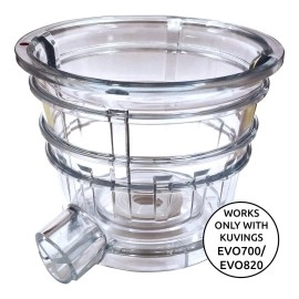 Kuvings Original Accessory (Sorbet Strainer | EVO700, EVO810, EVO820). Compatible only with EVO Series Cold Press Juicer. Make Delicious Sorbet any like Mango, Strawberry, Blueberry, Kiwi etc.
