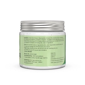 GREEN WORTH Pure Aloe Vera Gel With Vit B3, E And Pro-Vit B5 | 200 Gms