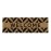 ATMAH Welcome Zigzag Distress Coir Door Mat ( 120cm x 40cm, Slight variations in color)