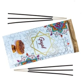 Shah Fragrances Gugal Zipper Incense Sticks (Pack of 3*140 Grams)