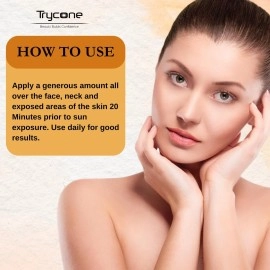 Trycone Ultra Matte Dry Touch L- Glutathione Sunscreen Gel, SPF 60 PA+++ With Wi-Fi & Blue Light Radiation Protection, 100 Gm