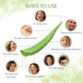 WOW Skin Science 99% Pure Aloe Vera Gel - Ultimate For And Hair - No Parabens, Silicones, Mineral Oil, Color, Synthetic Fragrance, 250 ML