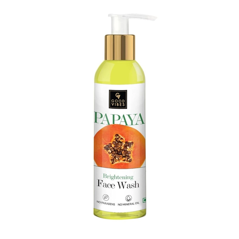 Good Vibes Papaya Brightening Face Wash 120 ml
