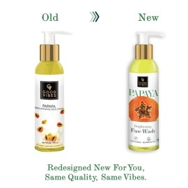 Good Vibes Papaya Brightening Face Wash 120 ml