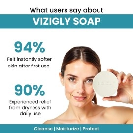 Vizigly Transparent Bathing Soap 75gm - Pack of 2