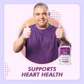HealthyHey Nutrition Healthy Hey CLA 500 - Conjugated Linoleic Acid - Helps Fat Oxidation - 500mg (60 Veg. Capsules)