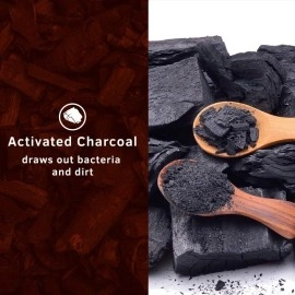 Ustraa Deo Soap with Sea Minerals, Activated Charcoal and Neem and Green Clay (100g, Pack of 6)