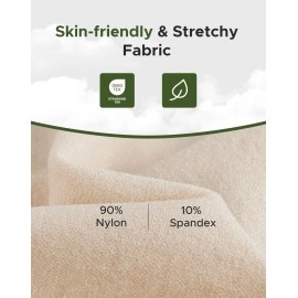 INNERSY Women\'s Slip Shorts for Under Dresses High Waisted Summer Shorts 3-Pack(Black Nude White,Medium)