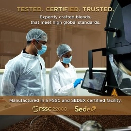 COFFEEZA Hazelnut Flavoured Aluminium Capsules, Intensity 7, Nespresso Compatible Pods Box Of 1 (10 Capsules)