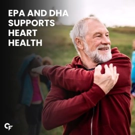 Carbamide Forte Salmon Fish Oil Omega 3 Capsule 1000 mg - 90 Softgel Capsules