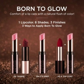 Colorbar Born To Glow Lipcolor-Bloom, Pink, 2 g