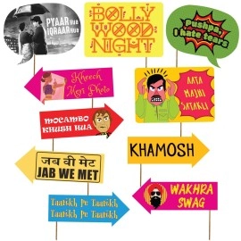 Festiko Photobooth Props Bollywood (Set of 10) / P..