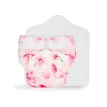 SuperBottoms Newborn UNO - Washable & reusable cloth diaper + 1 Organic Cotton Dry Feel Pad (2.5kg- 7kg Babies) (Cherry Blossom)