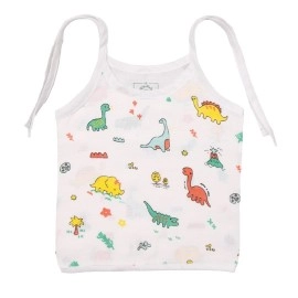 A Toddler Thing Newborn Organic Cotton Muslin Knot Type Jhabla (White, Pack of 5)