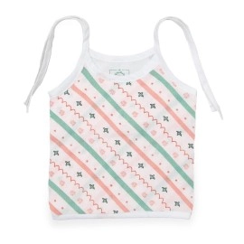 A Toddler Thing Newborn Organic Cotton Muslin Knot Type Jhabla (White, Pack of 5)