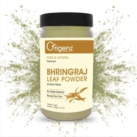 Origenz Natural Hair Care 2 Powders Combo 200 gm - Amla and Bhringraj Powder for Mask, Pack, Anti-Dandruff, Shine | In Jar (100gm X 2)