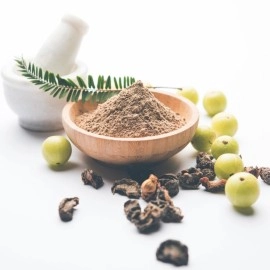 Origenz Natural Hair Care 2 Powders Combo 200 gm - Amla and Bhringraj Powder for Mask, Pack, Anti-Dandruff, Shine | In Jar (100gm X 2)