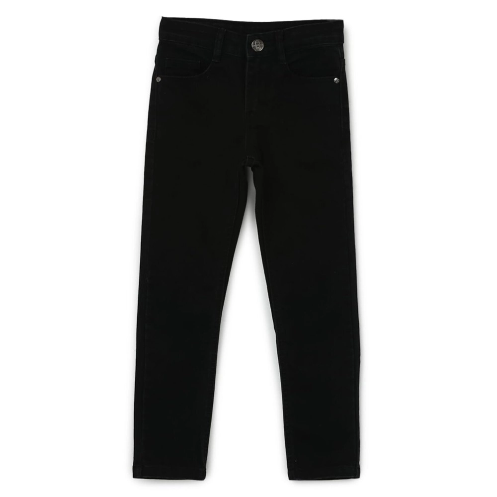 Urbano Juniors Boy\'s Black Slim Fit Denim Jeans Stretch (junepsboy-black-9-10)
