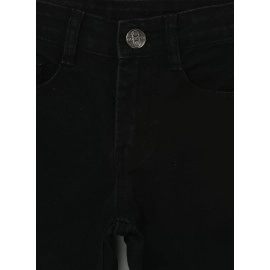 Urbano Juniors Boy\'s Black Slim Fit Denim Jeans Stretch (junepsboy-black-9-10)