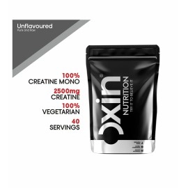 Oxin Nutrition Creatine Monohydrate Preworkout supplement Pure Creatine Supplement Creatine Bodybuilding Powder Creatine for Muscle Gain - Creatine Monohydrate Natural (Pure-Raw-Asitis/100gm)