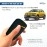 Keycare Silicone Key Cover Compatible for Kodiaq, Octavia, Superb 3 Button Smart Key (Push Button Start Models) (Black)
