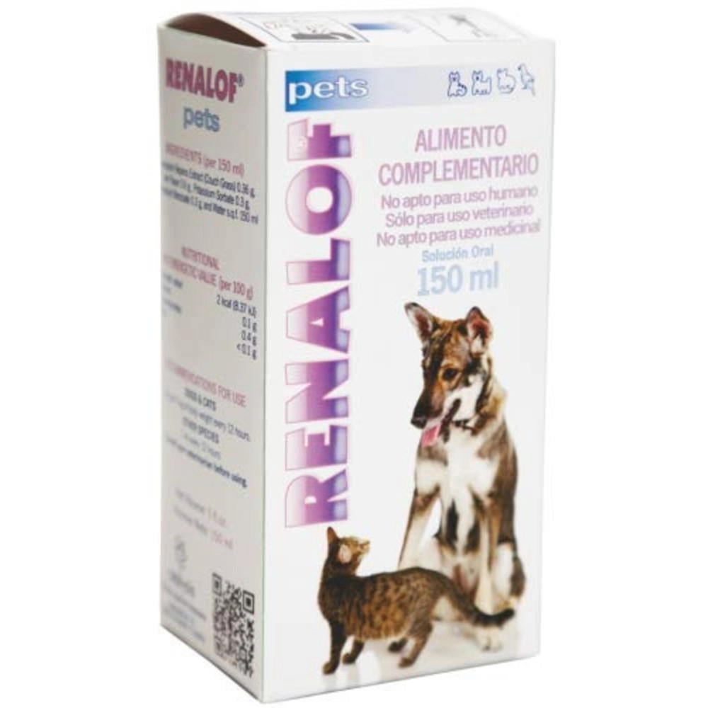 VIVALDIS Renalof: an Effective Solution for Calcium Oxalate Crystals in Dogs and Cats; 150ml